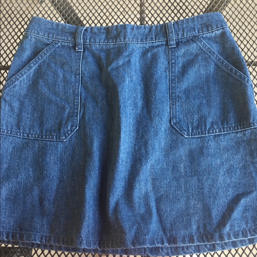 jean skirt